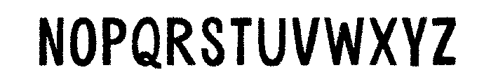 Cluster Solo 3 Font UPPERCASE