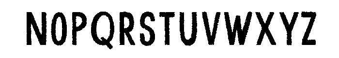 Cluster Solo 3 Font LOWERCASE