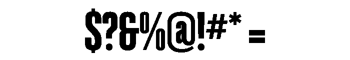 Clydesdale Extra Bold Font OTHER CHARS