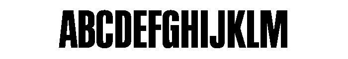 Clydesdale Extra Bold Font UPPERCASE