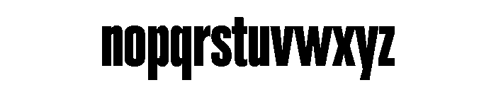 Clydesdale Extra Bold Font LOWERCASE