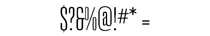 Clydesdale Light Font OTHER CHARS