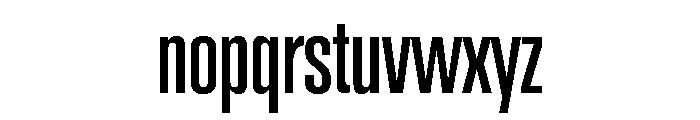 Clydesdale Medium Bold Font LOWERCASE