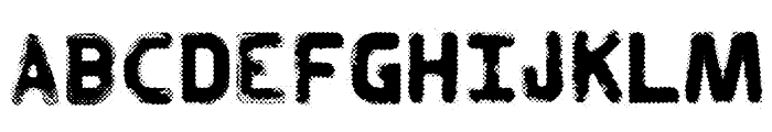 CM Old Halftone Font LOWERCASE