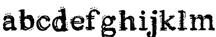 CMGrungeParty Font LOWERCASE
