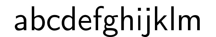 CMU Sans Serif Medium Font LOWERCASE