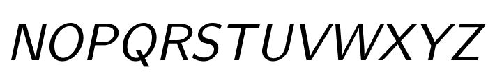 CMU Sans Serif Oblique Font UPPERCASE