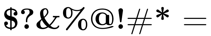 CMU Serif Bold Font OTHER CHARS