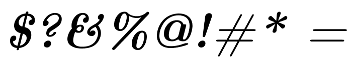 CMU Serif BoldItalic Font OTHER CHARS
