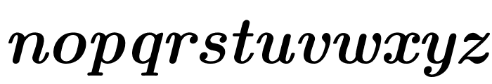 CMU Serif BoldItalic Font LOWERCASE