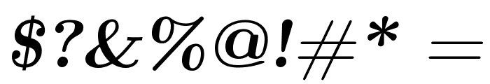 CMU Serif Extra BoldSlanted Font OTHER CHARS