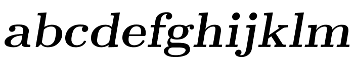 CMU Serif Extra BoldSlanted Font LOWERCASE