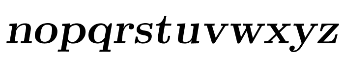 CMU Serif Extra BoldSlanted Font LOWERCASE