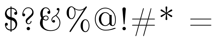 CMU Serif Upright Italic UprightItalic Font OTHER CHARS