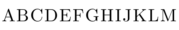 CMU Serif Upright Italic UprightItalic Font UPPERCASE