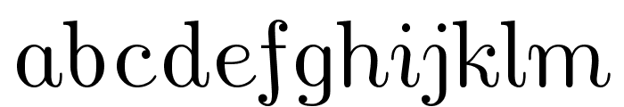 CMU Serif Upright Italic UprightItalic Font LOWERCASE