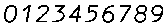 CMMCoda MonoSansItalic Font OTHER CHARS