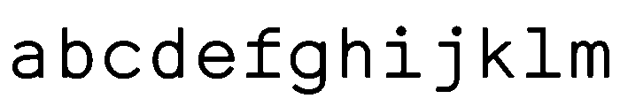 CMMCoda MonoSerif FONT