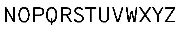 CMMCoda Proportional Font UPPERCASE