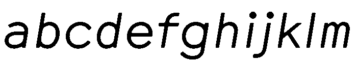CMMCoda ProportionalItalic FONT