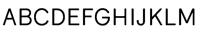 CMMCodaNormalized Proportional Font UPPERCASE