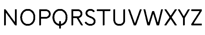 CMMCodaNormalized Proportional Font UPPERCASE