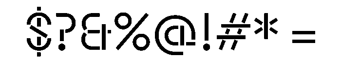 CMMModul Regular Font OTHER CHARS