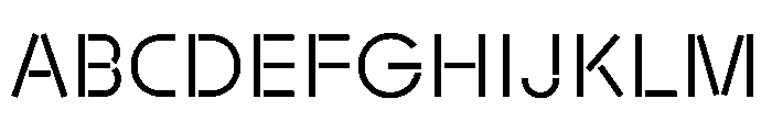 CMMModul Regular Font UPPERCASE