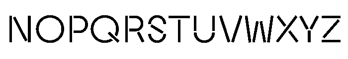 CMMModul Regular Font UPPERCASE