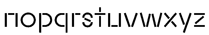 CMMModul Regular Font LOWERCASE
