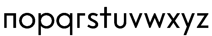 CMMRadio Regular Font LOWERCASE