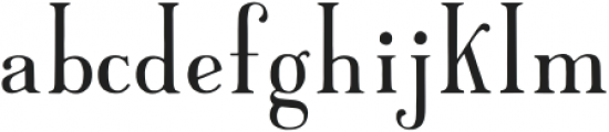 CN Library Regular otf (400) Font LOWERCASE