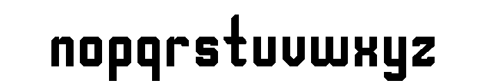 CNRGN Block V2 Font LOWERCASE