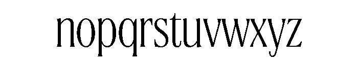 CoFo Cinema1909 Regular Font LOWERCASE