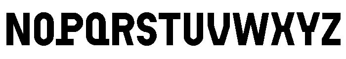 CoFo Kabeltouw Solid 0 Font UPPERCASE