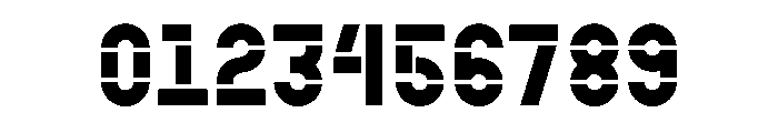 CoFo Kabeltouw Stencil 38 Font OTHER CHARS