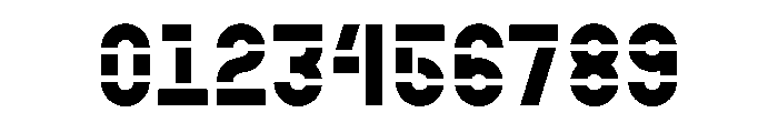 CoFo Kabeltouw Stencil 56 Font OTHER CHARS