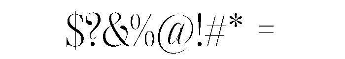 CoFo Raffine Regular Font OTHER CHARS