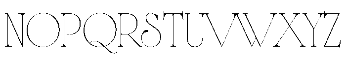 CoFo Raffine Thin Font UPPERCASE