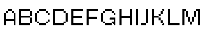 CoFo Sans Pixel Regular Font UPPERCASE