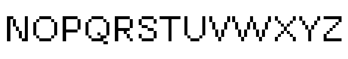 CoFo Sans Pixel Regular Font UPPERCASE