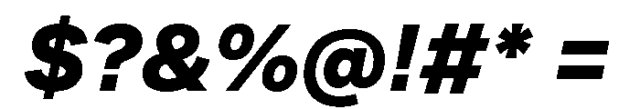CoFo Sans Pro Georgian Black Italic Font OTHER CHARS