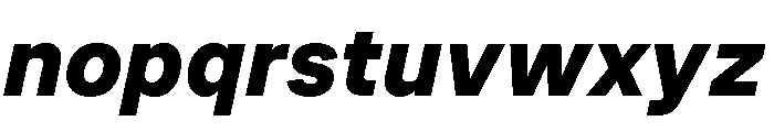 CoFo Sans Pro Georgian Black Italic Font LOWERCASE
