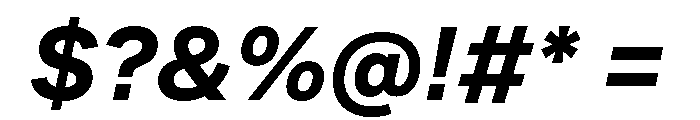 CoFo Sans Pro Georgian Bold Italic Font OTHER CHARS