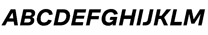 CoFo Sans Pro Georgian Bold Italic Font UPPERCASE