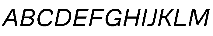 CoFo Sans Pro Georgian Book Italic Font UPPERCASE