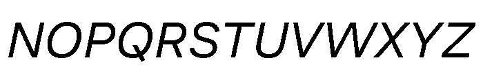 CoFo Sans Pro Georgian Book Italic Font UPPERCASE