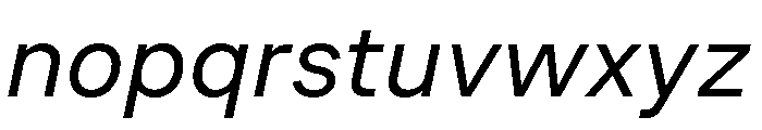 CoFo Sans Pro Georgian Book Italic Font LOWERCASE