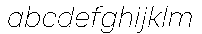 CoFo Sans Pro Georgian Hairline Italic FONT