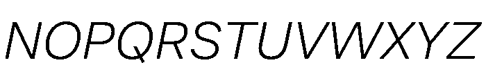 CoFo Sans Pro Georgian Light Italic Font UPPERCASE